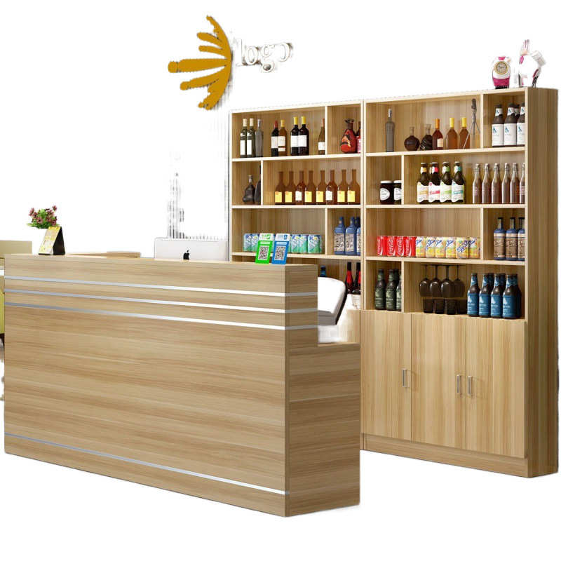 zsr复古吧台桌收银台柜台餐厅餐饮酒店饭店店铺小型巴台酒柜商用