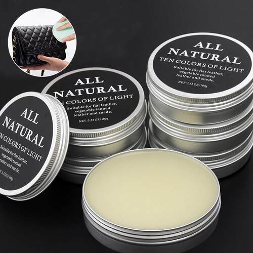30ml/100ml Mink Oil Cream For Leather Shoes Bags Leather Car