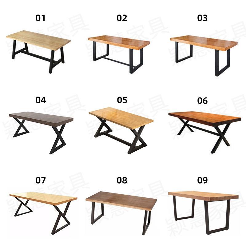 阅简约实办公室桌椅工作木多人职AIJ员办公台式电脑桌览室写字书