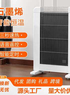 全屋取暖器石墨烯电暖器大面积电暖气家用壁挂式冬季电器暖风机