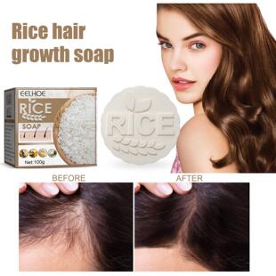 Bar EELHOE Shampoo Nourishes Roots Hair Rice Cleanses