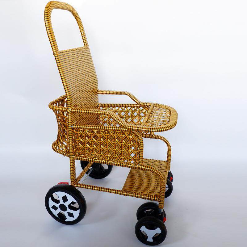 小儿仿藤推车折叠藤椅婴儿小推车可坐可躺轻便竹编藤编夏季藤推车,婴童用品,摇椅,淘宝优惠券,粉丝福利购,淘宝优惠卷