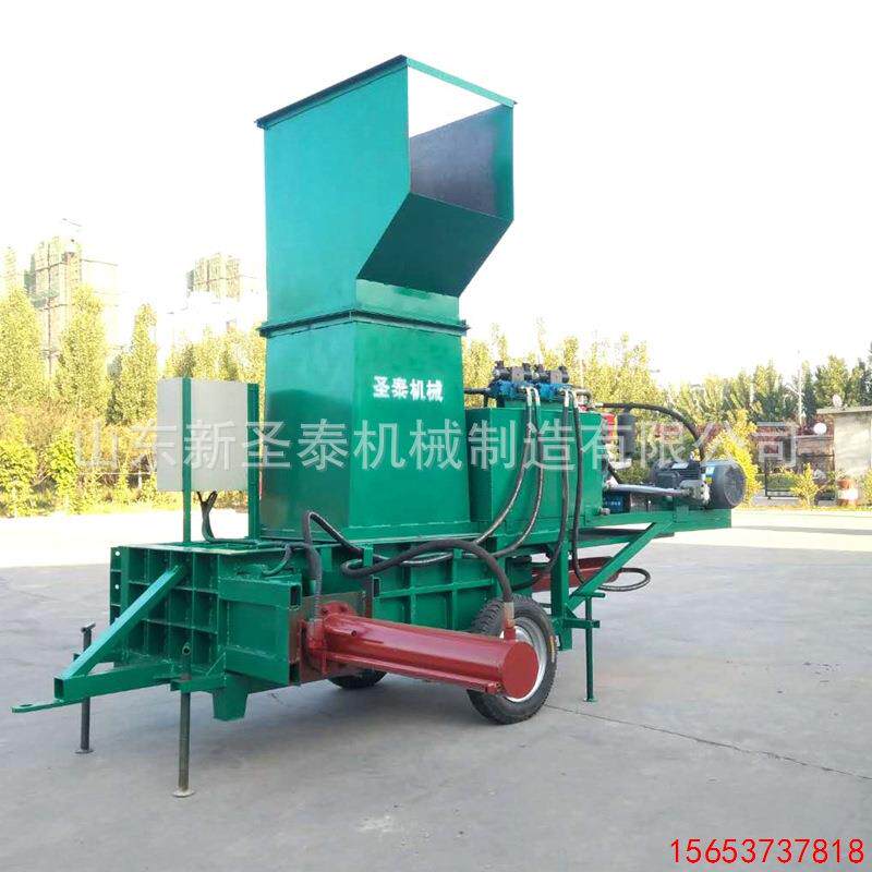全自动卧式套袋打包机全自动液压打包机方捆压捆机报价