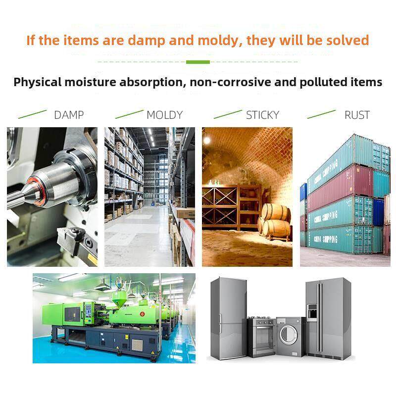 100pcs Non-Toxic Silica Gel Desiccant Damp Moisture Absor - 实物图