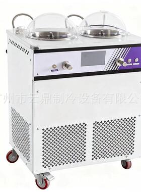 新款酸奶冷萃机110V2缸冰激凌机gelatomachine手工冰淇淋机