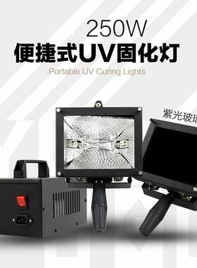 手持式250WUV固化机手提式UV油墨油漆固化灯紫外线高压汞灯
