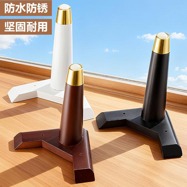 实心橡木三叉脚家具储物柜支撑脚床支撑电视柜沙发茶几柜子支撑脚