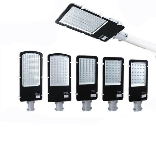 LED路灯灯头户外超亮市电100W220V挑臂电线杆高杆灯小区大功率