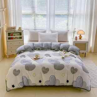 全棉加绒被套用件家A纯棉单被B法兰2022812绒保暖罩单双人加厚珊