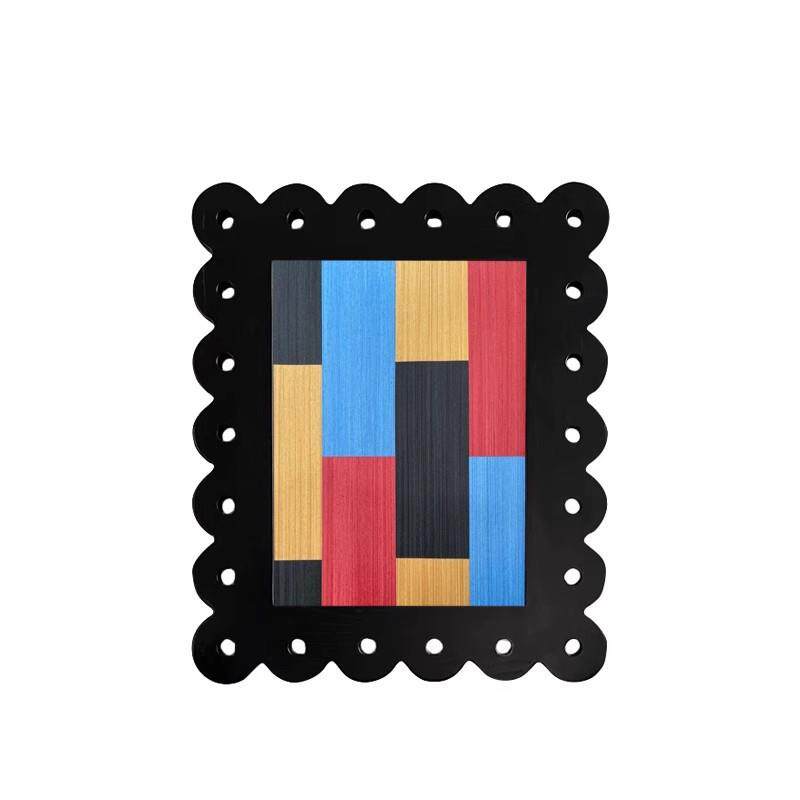 小众中古托盘装饰画意式木制摆件样板间卧室酒店软装饰品家居摆设