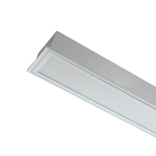 T5乳白板灯盘LED面板灯办公室商场嵌入式吊装格栅灯盘