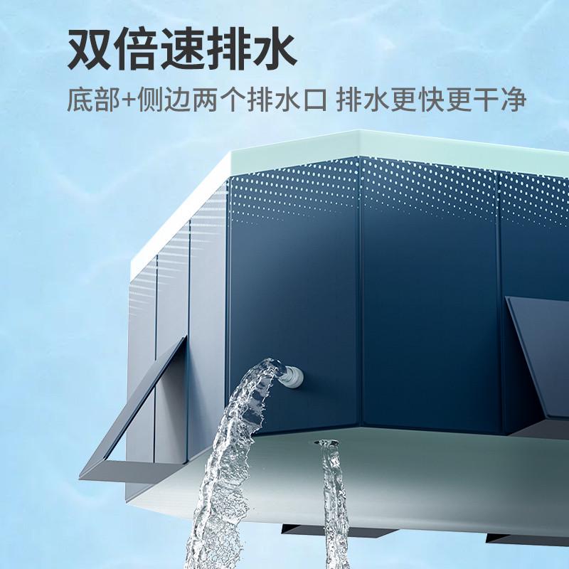 加厚游泳池免充气可折叠充气儿童戏水泳池家用耐磨水池批发池户外