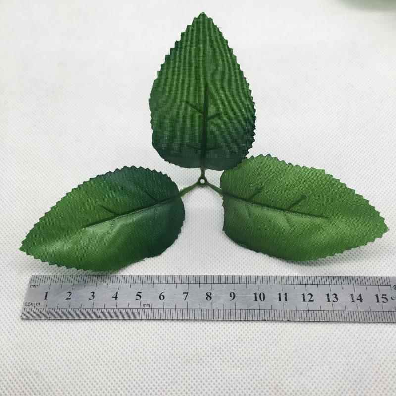 仿真叶子树叶布叶子丝网绢花叶玫瑰叶子DIY插花配材