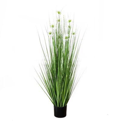 仿真树狗尾巴草绿植盆景北欧绿色落地植物家居室内装饰芦苇盆栽