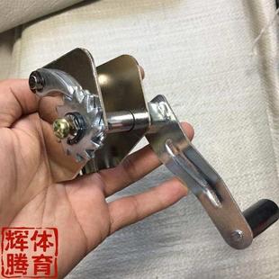 器手摇排球网球器配件紧紧钢丝绳羽毛球 柱架子收拉紧线 器柱滑轮