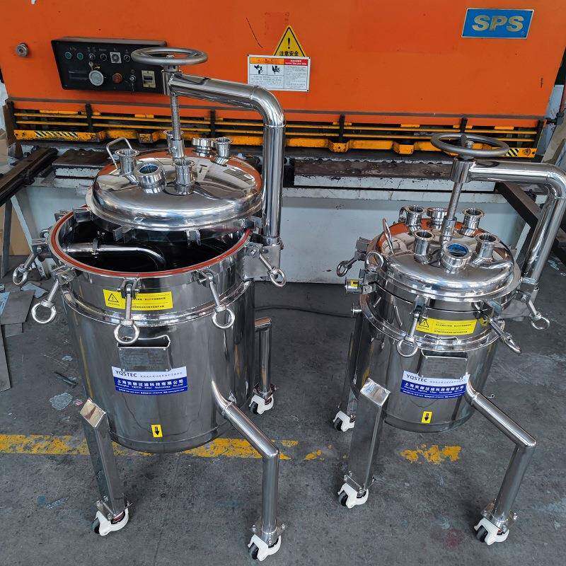 不锈钢袋式过滤器非标夹套可移动式大流量袋式过滤机