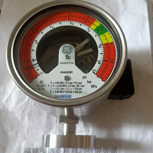 WIKA威卡密度计SF6气体密度继电器233.52.100（GDM-100）石油专用
