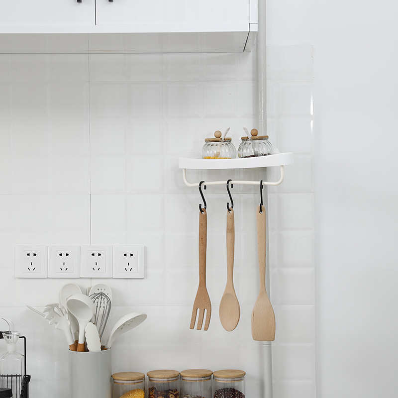 免打孔卫生间置物架厨房落地浴室三角架厕所洗手间转角架收纳架