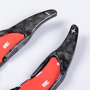 适用奔驰AMG款 加长 A45CLA45C63E53GLA45锻造方向盘换挡拨片贴改装