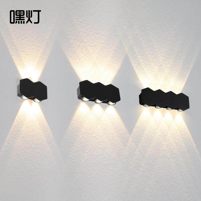 新款简约创意led壁灯防水户外露台庭院灯装饰客厅卧室背景墙壁灯