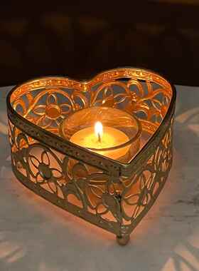 厂家直销巴洛克铁艺烛台温馨浪漫烛光晚餐装饰灯婚庆影视道具摆件