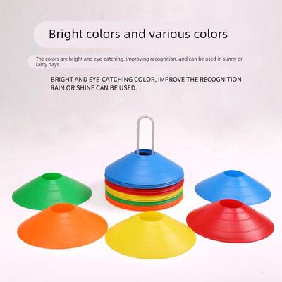 10Pcs Agility Disc Cone Set Football Training Saucer Cones M
