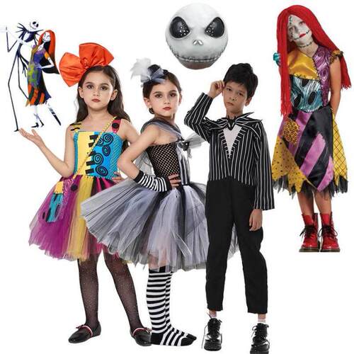 The Nightmare Before Christmas Girl Cosplay Anime Sally Jack