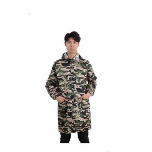 高档春秋冬连帽围裙长罩衣防大污长款工作工厂上服班防脏衣男袖女