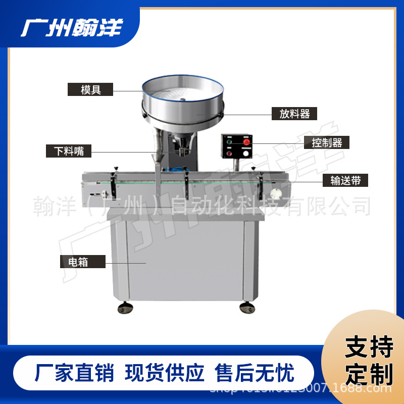 软广州 钙D动囊全自振动式数粒机 药片胶自动计数灌SPT-25装