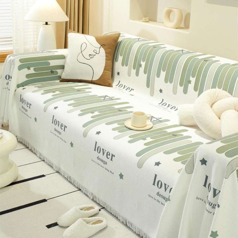 四季通用沙发盖布全包防猫抓沙发巾沙发套罩防尘垫子毯新款防滑