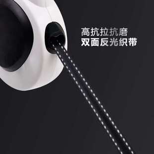 宠物自动伸缩牵引绳反光狗绳LED灯遛狗绳防爆冲狗狗牵引器狗绳子