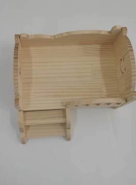 宠物床 玩具床 娃娃床 木床 四季通用木制小床 跨境独立站新品