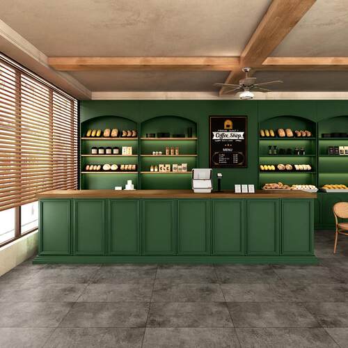 复古咖啡厅吧台西餐厅前台烘焙奶茶店收银台接待台网红打卡定做