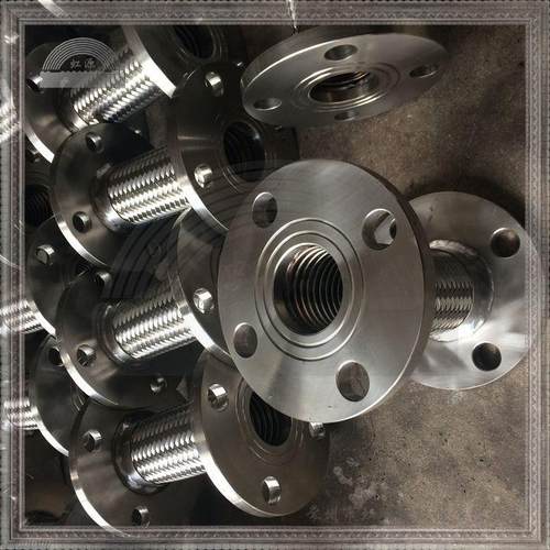 活套松套不锈钢法兰连接式金属软管软接头软连接可选择长度