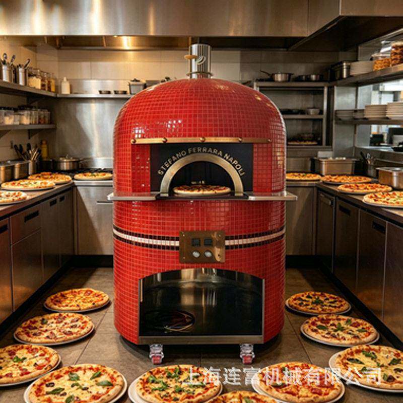 商用那不勒斯披萨窑炉 600度快速出餐汉堡店意式薄脆披萨专用烤炉