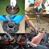 培林拆卸工具10件汽车斜型培林拆装 器轴承衬套压入汽修专用拆装