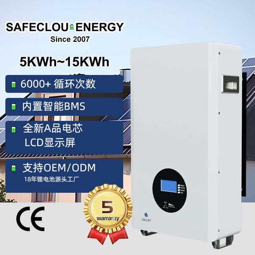 51.2V100A壁挂式家庭储能锂电池厂家直销A品电芯磷酸铁容量