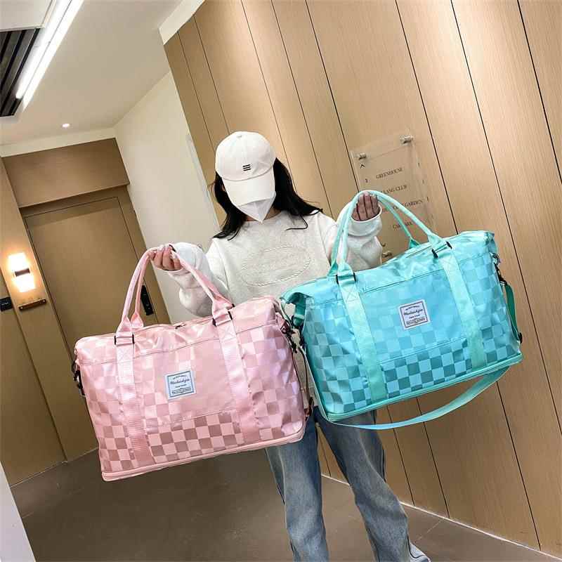 旅行包手提短途出差登机包大容量住宿小收纳待产包瑜伽健身包