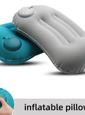 Outdoor Camping Pillow, Quick Press Inflatable Head Pillow,