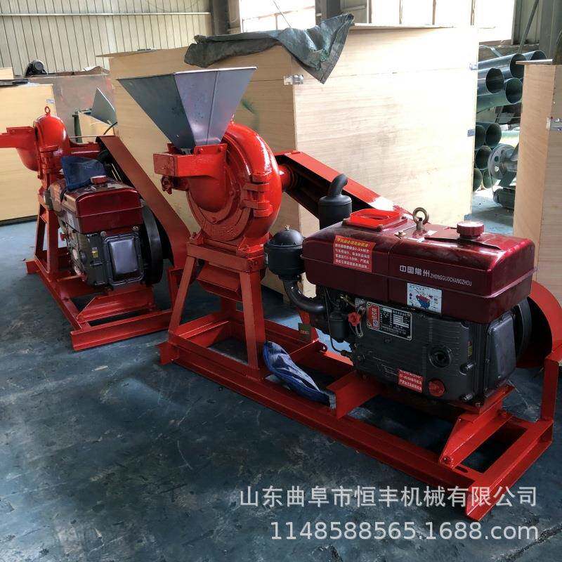 新款磨粉机加厚型玉米齿盘粉碎机铸铁圆盘齿爪粉碎机工厂直供