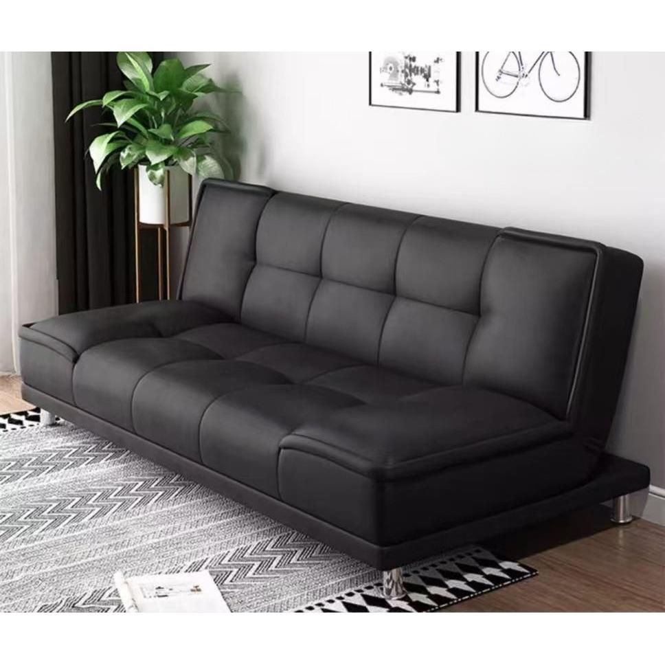 猫抓皮沙发床一体两用折叠客厅卧室简易出租屋公寓小户型双人沙发