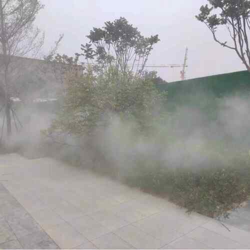 雾森喷雾水994景驻马店市广场喷泉冷景观加湿户人造雾系统外不锈
