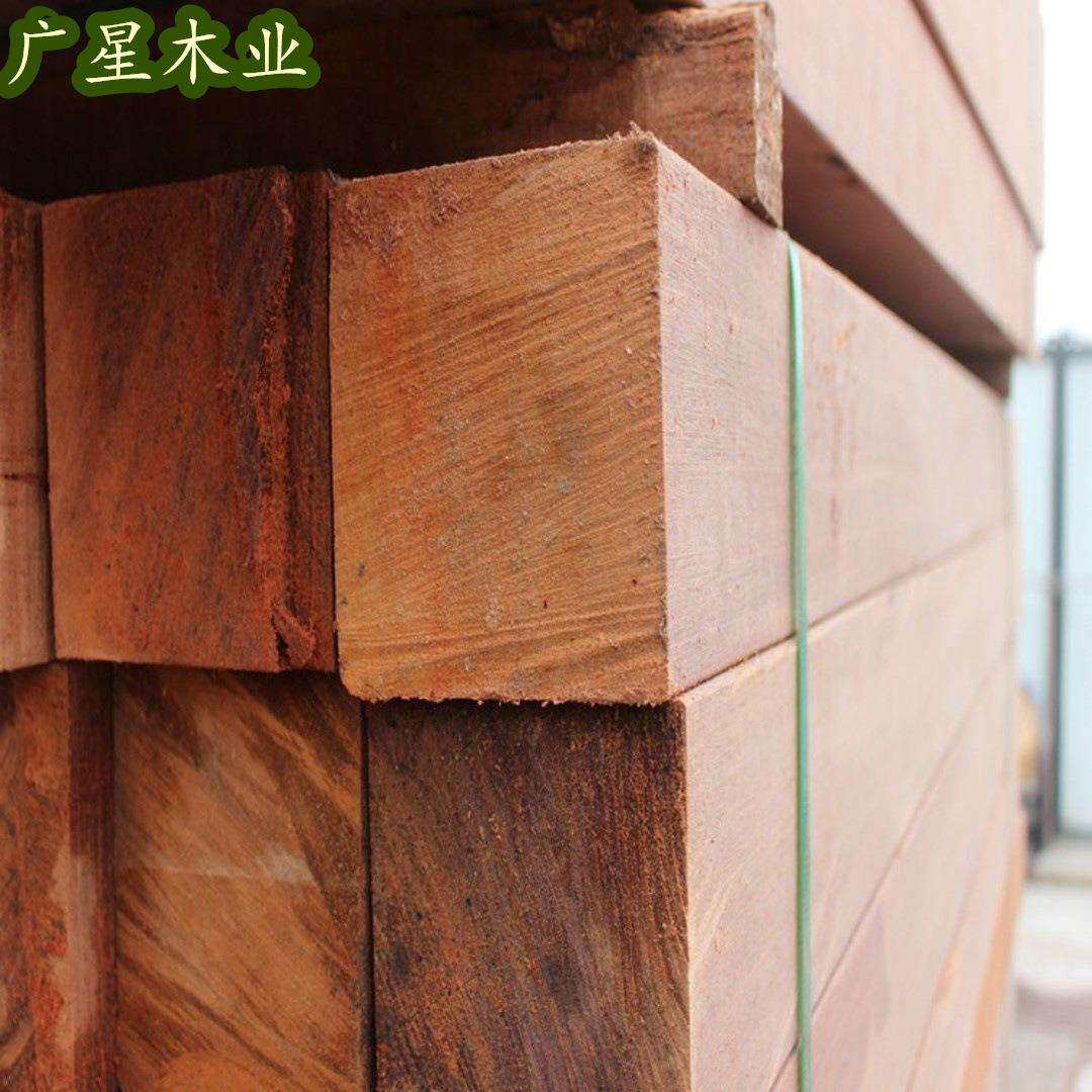 广星木业船厂用实木垫木大木方木枕油田石油钻井平台100*100