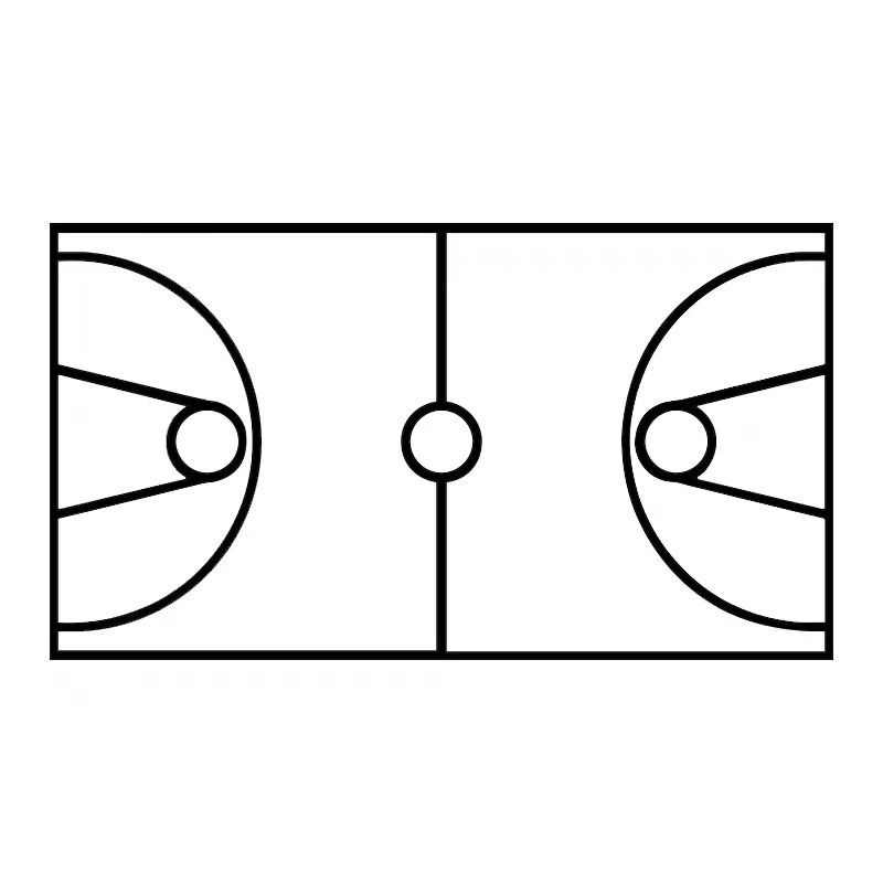 篮球场造型灯室内体育少儿体适能馆服装体育用品店健身房LED吊灯