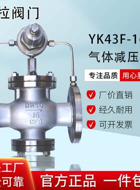 YK4X/F-16P16C不锈钢04气体压阀氧气天然气氮气先导活塞式