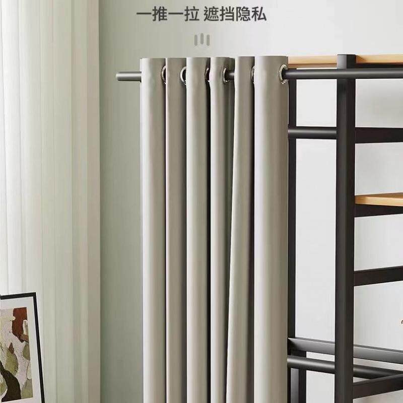 金全厂家直供属简易衣柜两层全艺封闭组式装铁钢架洞洞板全挂包邮