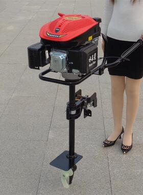 扬件中市型船挂桨机小 汽渔油船挂机配供应 四冲程船3.0P尾机厂家