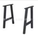 现代铁艺桌架柜脚子家会议桌办公具铁管桌腿支架工作LT 台金 9014