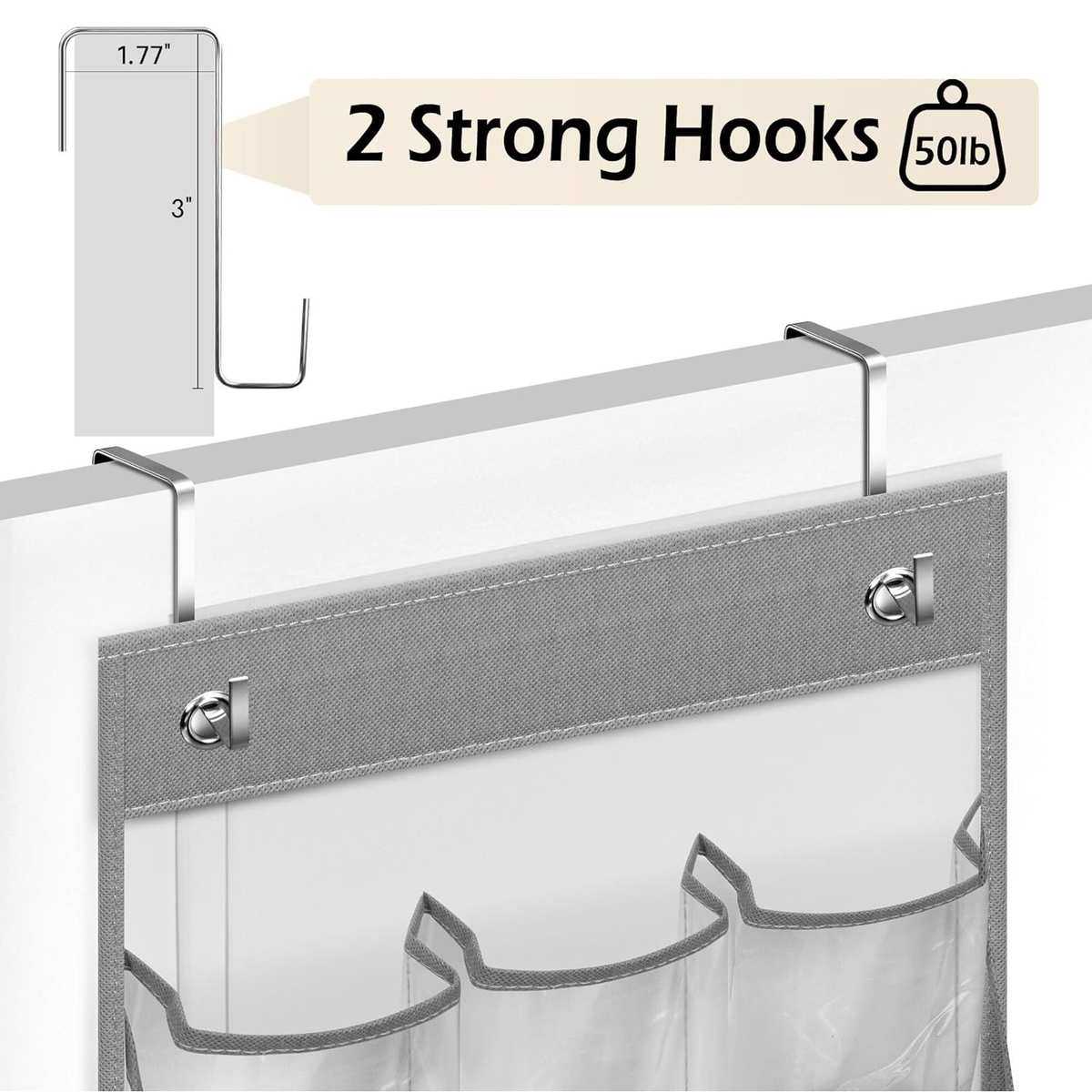 多功能门后储物挂袋纱线棒针毛线壁挂式多层杂物整理收纳挂袋,收纳整理,收纳挂袋,淘宝优惠券,粉丝福利购,淘宝优惠卷