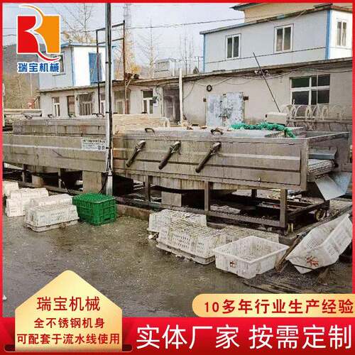 全ENG自动清平行毛辊清洗洗海生蚝平行毛辊机扇贝海螺毛刷清参洗